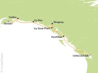 7 Night Vancouver to Seward Cruise from Vancouver