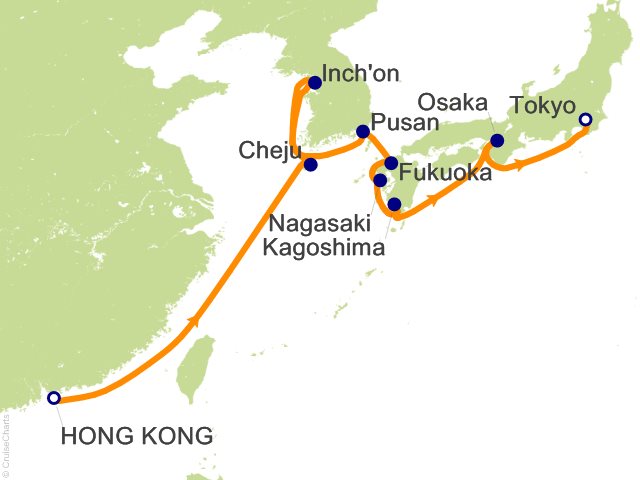 Silversea Asia / Orient Cruise, 16 Nights From Hong Kong, Silver Moon ...