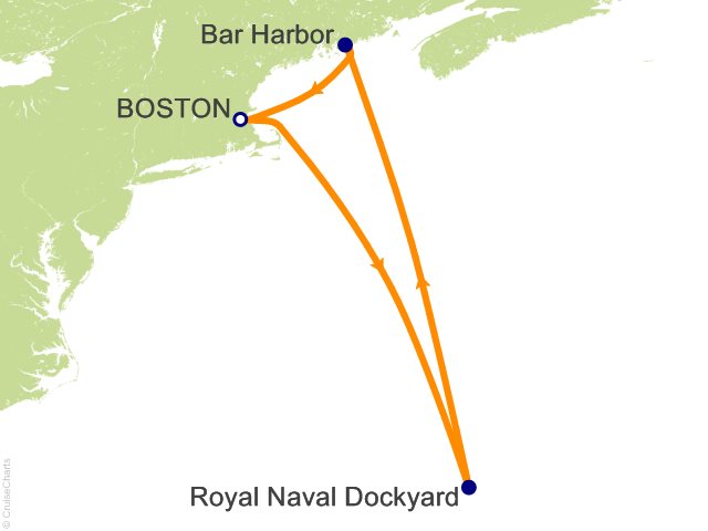 7 Night Bermuda and Maine Cruise from Boston