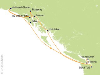 10 Night Radiant Alaska Cruise from Seattle