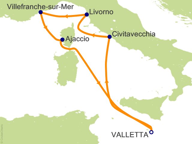 7 Night Western Mediterranean Fly Cruise