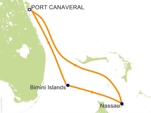 4 Night The Bahamas from Port Canaveral (Orlando) Cruise from Port Canaveral