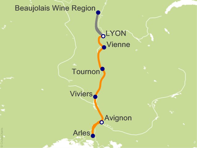 7 Night Lyon and Provence Cruise