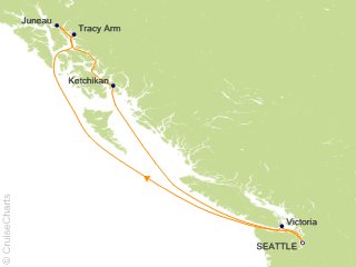 6 Night Alaska from Seattle Cruise from Seattle