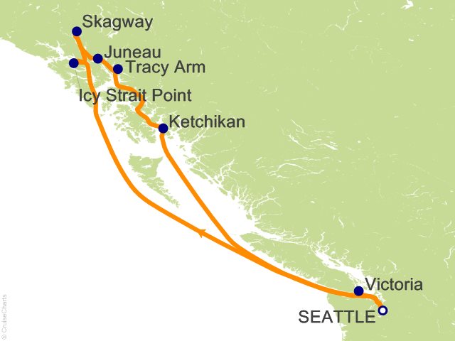 8 Night Alaska from Seattle Cruise