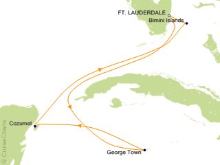 6 Night Bimini  Grand Cayman and Mexico Cruise from Fort Lauderdale