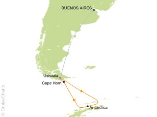 12 Night Antarctic Explorer Cruise and Land Tour from Buenos Aires
