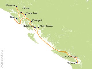 10 Night Journey of the Glaciers Cruise from Vancouver