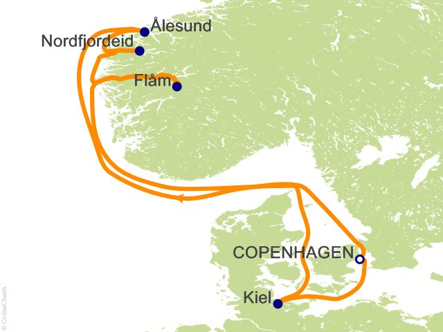 7 Night Northern Europe Cruise from Copenhagen