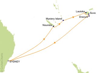 cruise from sydney to fiji 2023