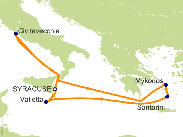 msc mediterranean cruise itinerary