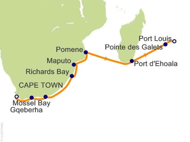 south africa to madagascar cruise