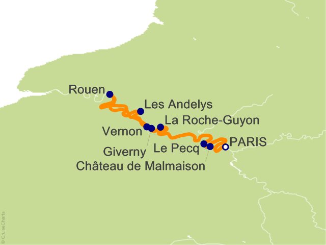 7 Night Paris and the Heart of Normandy Cruise