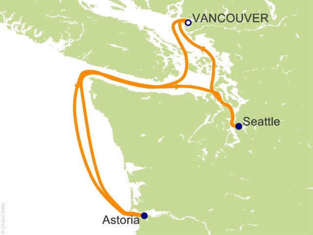 4 Night Pacific Northwest Cruise from Vancouver