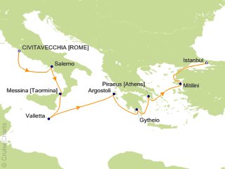 10 Night Isles of the Gods Cruise from Civitavecchia (Rome)