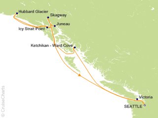 9 Night Alaska   Hubbard Glacier  Skagway and Juneau Cruise from Seattle