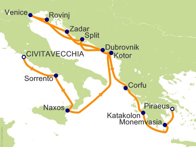 16 Night Star Collector   Stories of Italy  Croatia and Greece Cruise