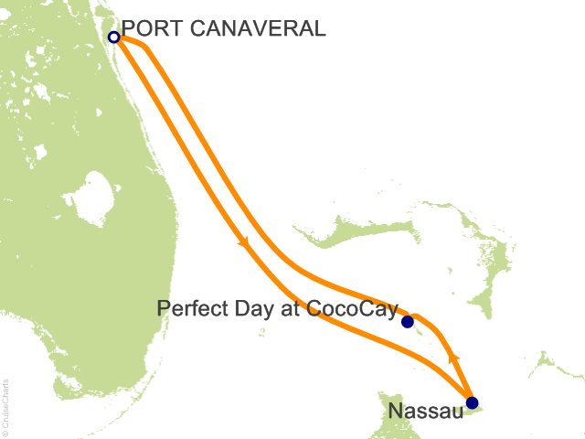 3 Night Bahamas and Perfect Day Cruise from Port Canaveral
