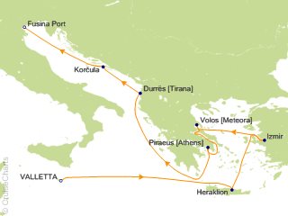 10 Night Spotlight on Entertainment   Valletta to Venice (Fusina) Cruise from Valletta