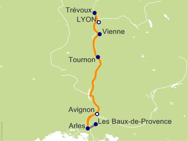 7 Night Colors of Provence Cruise from Lyon