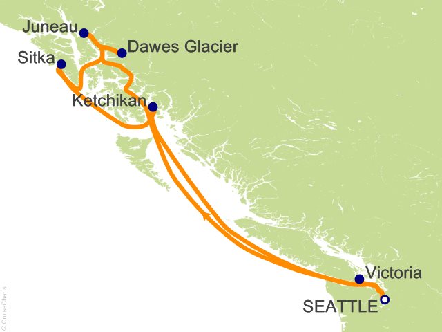 7 Night Alaska Explorer Cruise from Seattle