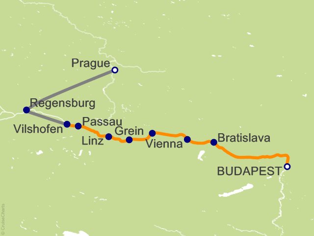 12 Night Melodies of the Danube Cruise and Land Tour from Budapest