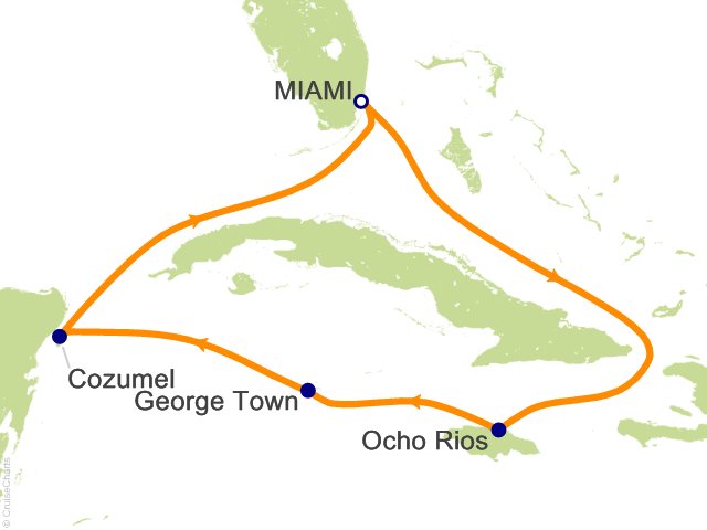 6 Night Western Caribbean from Miami Cruise from Miami