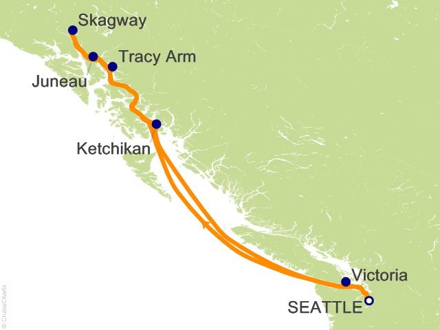 7 Night Alaska from Seattle Cruise