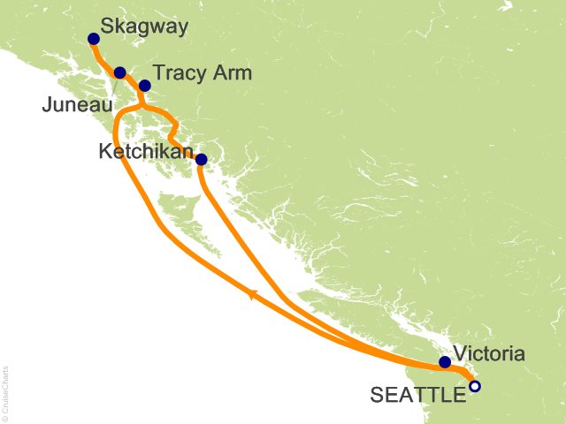 7 Night Alaska from Seattle Cruise from Seattle