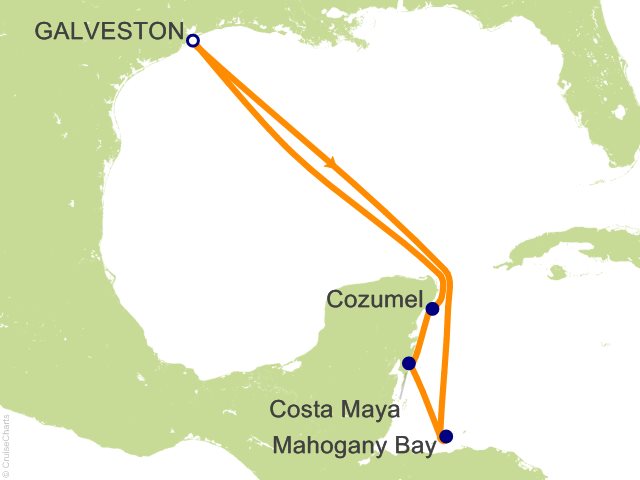 7 Night Western Caribbean from Galveston Cruise from Galveston