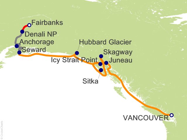 11 Night Wilderness Frontier Explorer Post-Cruise 4A from Vancouver