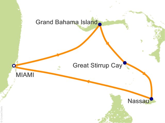 4 Night Bahamas   Great Stirrup Cay and Nassau Cruise