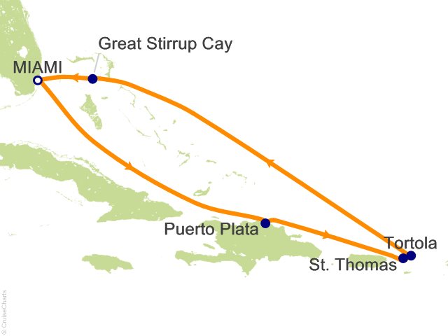 7 Night Caribbean   Great Stirrup Cay and Dominican Republic Cruise from Miami