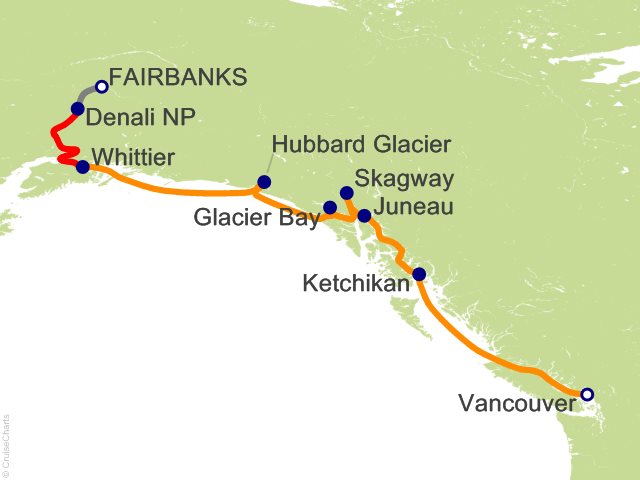 11 Night Denali Explorer - Tour GB4 from Fairbanks