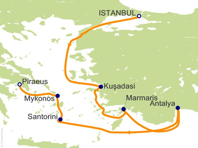 7 Night Epicurean Spotlight on Wine   Istanbul to Athens (Piraeus) Cruise from Istanbul