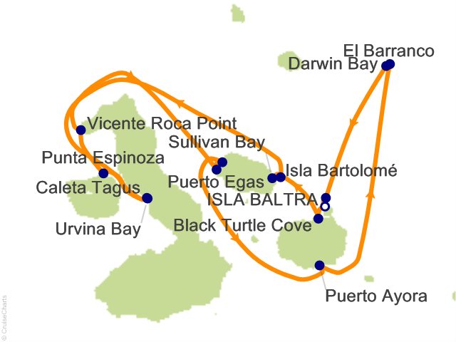 7 Night Galapagos Northern Loop Cruise from Baltra, Galapagos