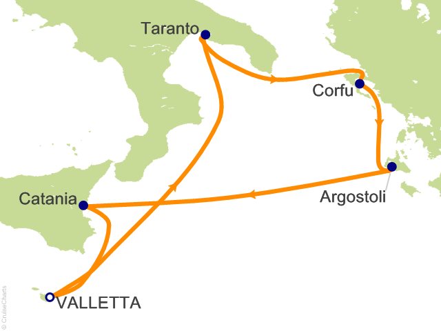 7 Night Central Mediterranean Fly Cruise