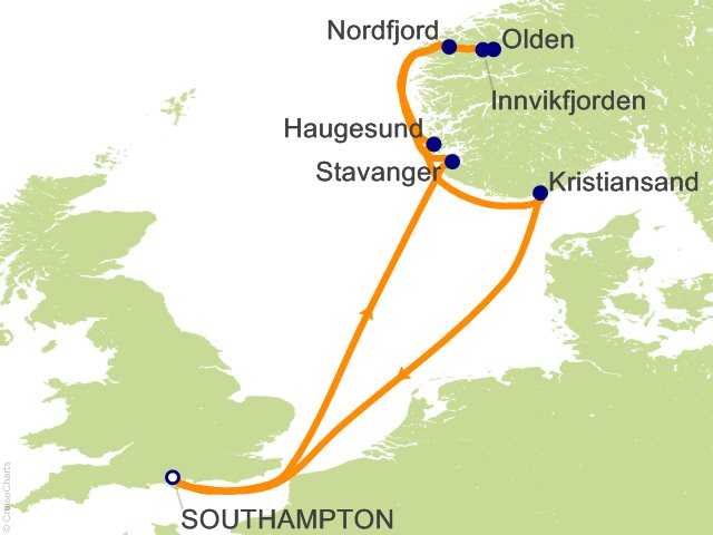 7 Night Norwegian Fjords Cruise