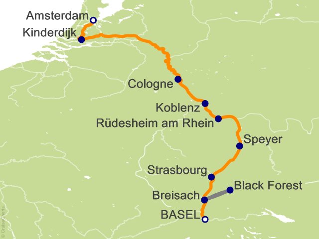 7 Night Rhine Getaway Cruise