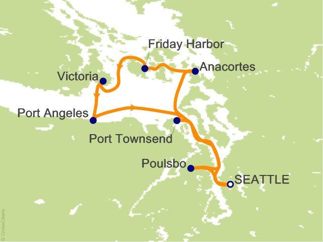 7 Night Puget Sound and San Juan Islands Cruise from Seattle