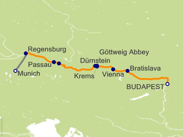 7 Night Danube Delights Cruise from Budapest