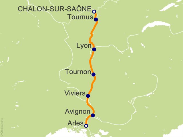 7 Night Burgundy and Provence Cruise from Chalon-sur-Saone