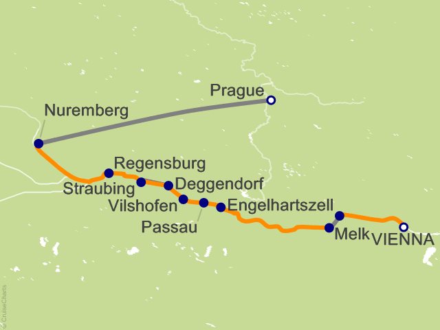 9 Night Authentic Danube and Prague Cruise and Land Tour from Vienna