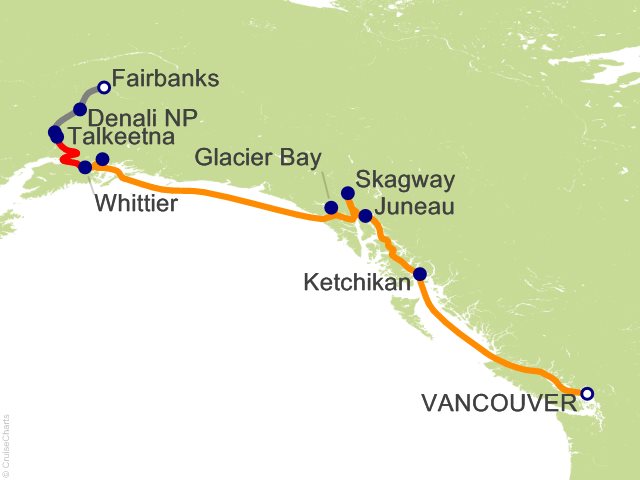 13 Night Denali Explorer - Tour KA6 from Vancouver