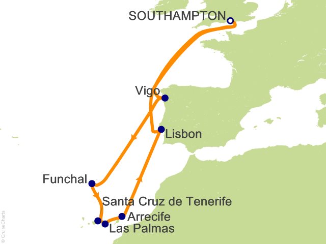 12 Night Northern Europe Cruise from Southampton
