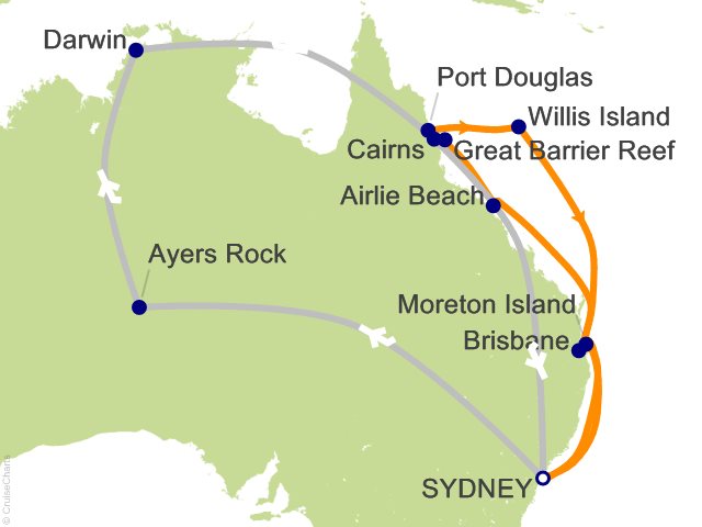 18 Night Ultimate Australia Tour 4H Cruise and Land Tour from Sydney