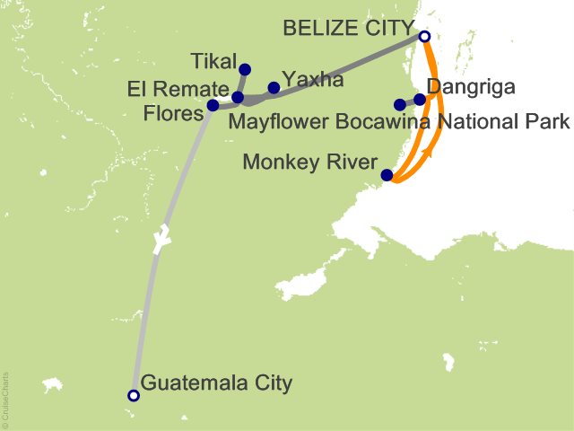 Lindblad Central America Cruise 8 Nights From Belize City National   644182 