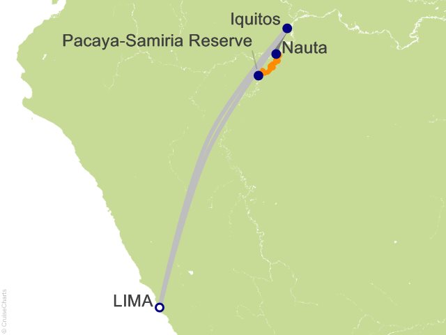 9 Night Upper Amazon Cruise and Land Tour from Lima