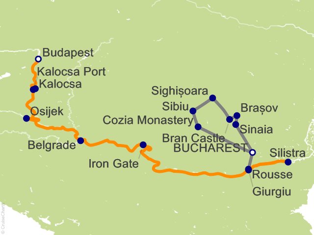 14 Night Black Sea Explorer with Transylvania Cruise and Land Tour from Bucharest