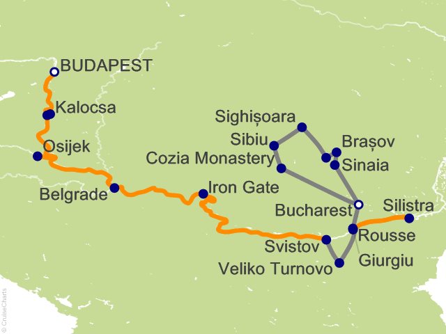 12 Night Black Sea Explorer with Transylvania Cruise and Land Tour from Budapest